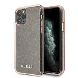 Guess GUHCN58PCGLPI iPhone 11 Proróżowy/pink hard case Glitter