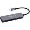 Adapter Hub Verbatim USB-C/HDMI/USB-A    3.2/USB-A 2.0 aluminiowy 32155