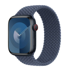Apple Opaska APPLE WATCH SOLO 40/41/42MM STORM BLUE SIZE 4 ORYGINALNA PLOMBA