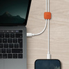 UNIQ Pod samoprzylepny organizer do kabli zestaw 8szt szary/chalk grey