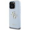 Etui Guess Grained Big 4G Logo Small     Classic Logo do iPhone 16 Pro niebieski