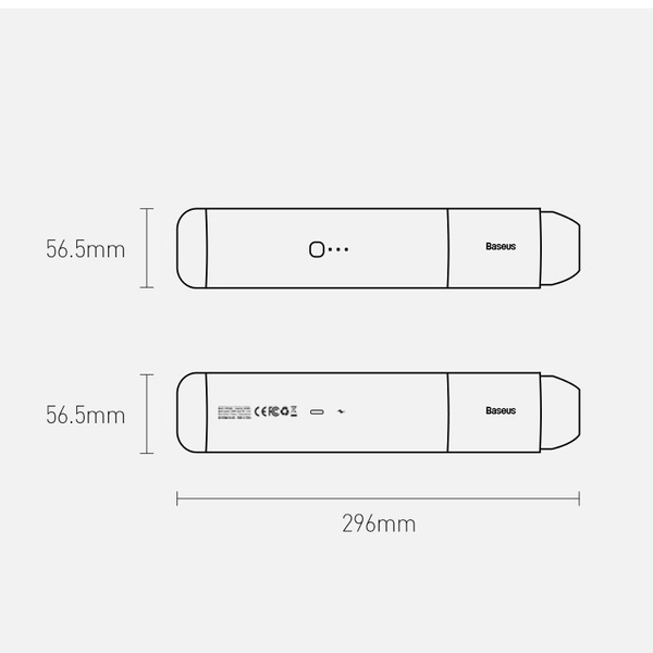 Baseus A3 bezprzewodowy odkurzacz samochodowy 135 W 15000 Pa czarny (CRXCQA3-0A)