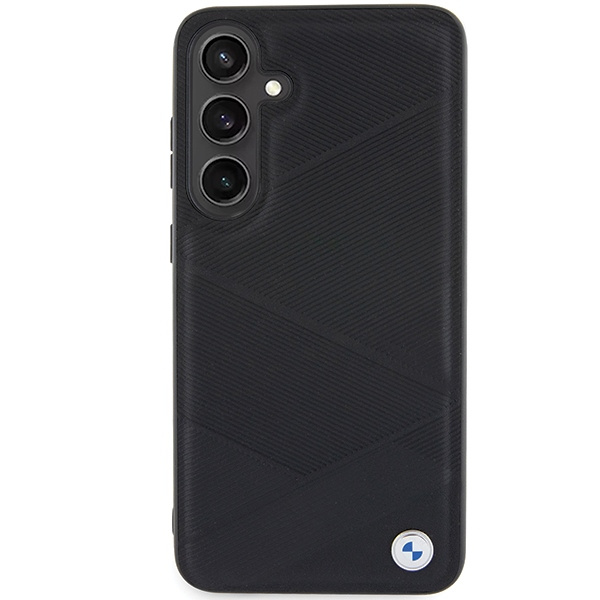 BMW BMHCS24M23RCGPK S24+ S926 black/black hardcase Signature Leather Crossing Lines Pattern