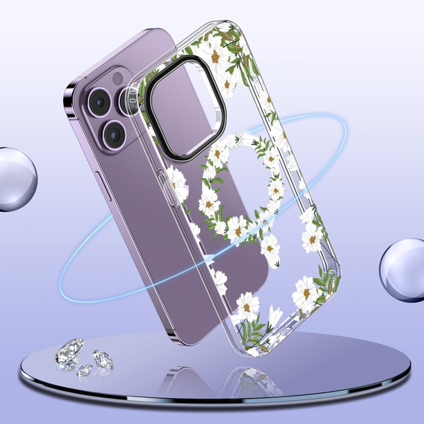 TECH-PROTECT MAGMOOD MAGSAFE IPHONE 15 SPRING DAISY