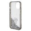 Etui Karl Lagerfeld Liquid Glitter Choupette do iPhone 15 - przezroczyste