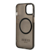 Guess GUHMP13MHTCMK iPhone 13 / 14 / 15 6.1" czarny/black hard case Gold Outline Translucent MagSafe
