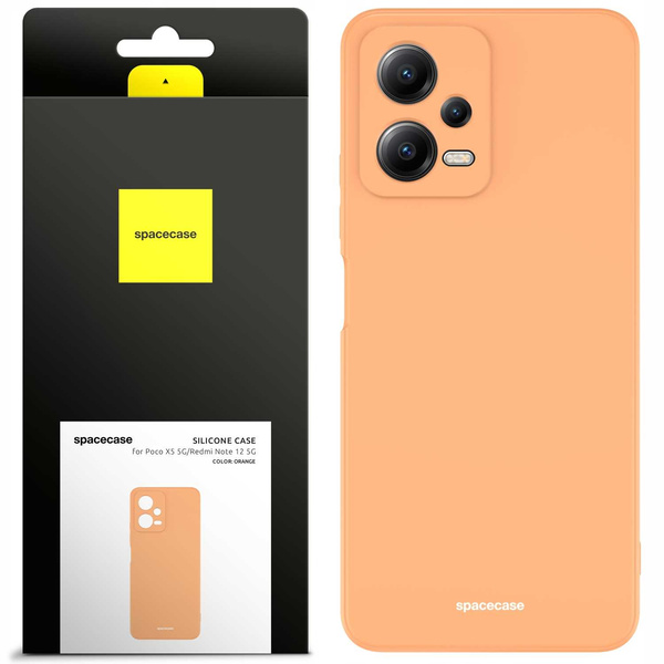 Spacecase Etui Silicone Case Poco X5 5G/Redmi Note 12 5G orang