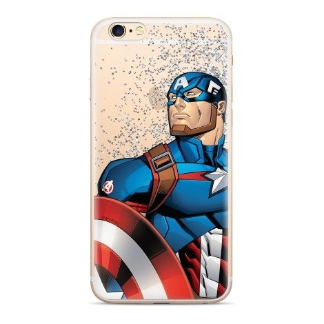 CASE LIQUID GLITTER MARVEL CAPITAN AMERICA 011 SAMSUNG GALAXY A10E