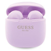 Guess słuchawki Bluetooth GUTWST26PSUTWS + stacja dokująca fioletowy/purple Classic EST Logo