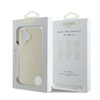 Guess GUHMP16SPGHSMME iPhone 166.1" beżowy/beige hardcase Grained Ring MagSafe