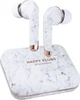 TWS EARPHONES HAPPY PLUGS AIR 1 PLUS WHITE MARBLE