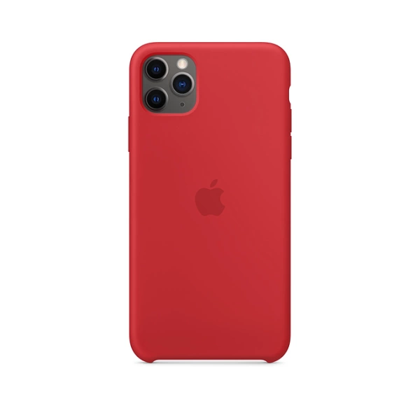 APPLE SILICONE CASE IPHONE 11 PRO MAX RED OPEN PACKAGE