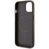 Guess GUHMP14MP4RPSW iPhone 14 Plus / 15 Plus 6.7" brązowy/brown hardcase 4G Printed Stripes MagSafe