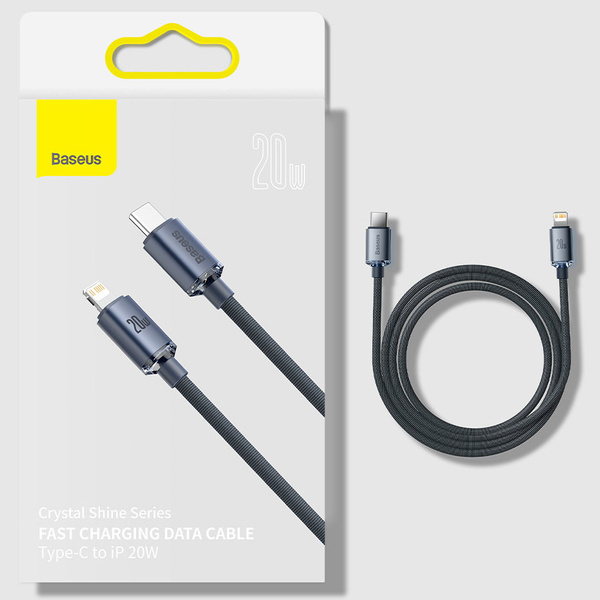 Baseus CAJY000303 Lightning - USB-C PD cable 20W 480Mb/s 2m - blue