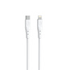 DUDAO CABLE, USB TYPE C CABLE - LIGHTNING 6A 65W PD WHITE (TGL3X)