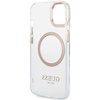 Guess GUHMP15MHTRMD iPhone 15 Plus/ 14 Plus 6.7" złoty/gold hard case Metal Outline Magsafe