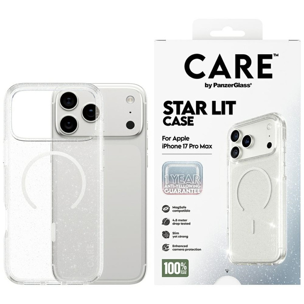 Etui CARE by PanzerGlass Flagship Urban  Explorer w. White MagSafe do iPhone 17 Pro Max Star Lit