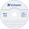 Płyty Blu-ray Verbatim 25GB 6X BD-R SL   10szt biały 43742