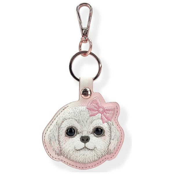 Etui na lokalizator / brelok Nimmy New   Big Eyed Pet 2.0 Dog różowy