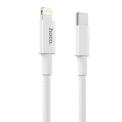Kabel USB C do Lightning Hoco PD 3A 20W 1 m X56 biały