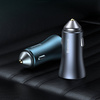 Baseus Golden Contactor Pro fast car charger 2x USB 40 W Quick Charge SCP FCP AFC + USB cable - USB Type C gray (TZCCJD-A0G)