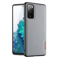 DUX DUCIS FINO CASE COVERED WITH NYLON MATERIAL FOR SAMSUNG GALAXY S20 FE 5G GRAY