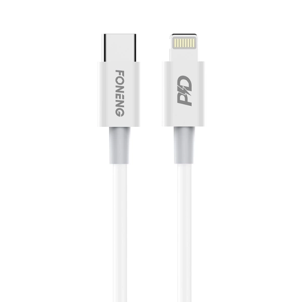 FONENG kabel X31 USB-C - Lightning PD 20W 2M Biały