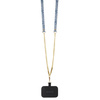 Guess GUHCP15SP4TDSCPB iPhone 15 / 14 / 13 6.1" niebieski/blue hardcase Crossbody 4G Metal Logo