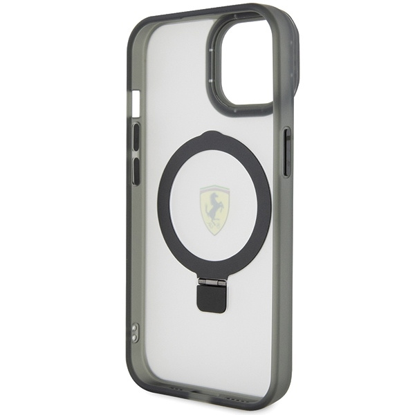 Etui Ferrari Ring Stand 2023 Collection MagSafe na iPhone 15 - przezroczyste