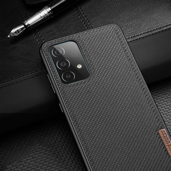 DUX DUCIS FINO CASE COVERED WITH NYLON MATERIAL FOR SAMSUNG GALAXY A72 4G BLACK