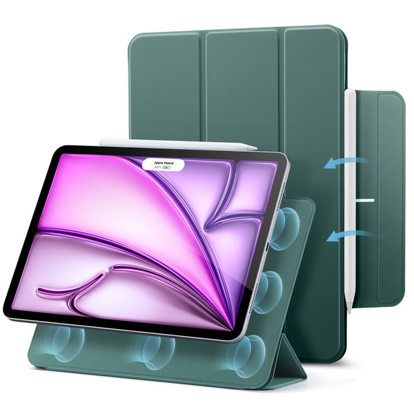 ESR REBOUND MAGNETIC IPAD PRO 12.9” 4 / 5 / 6 / 2020-2022 / AIR 13” 1 / 2 / 2024-2025 FOREST GREEN WITHOUT PACKING