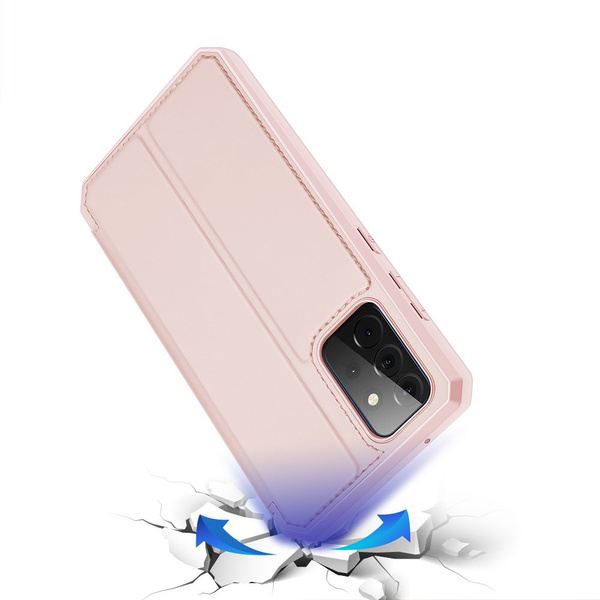 DUX DUCIS SKIN X BOOKCASE TYPE CASE FOR SAMSUNG GALAXY A72 4G PINK