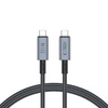 TECH-PROTECT ULTRABOOST MAX USB 4.0 8K 40GBPS TYPE-C CABLE PD240W 100CM GREY