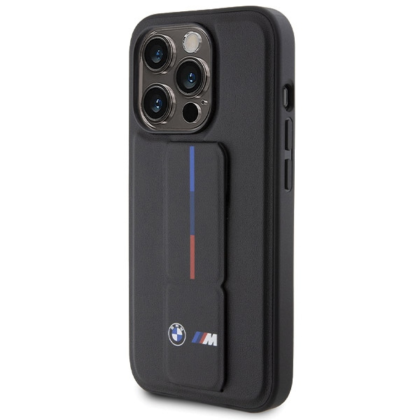 Etui BMW Grip Hot Stamp na iPhone 15 Pro - czarne