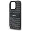 DKNY DKHCP16XPRTHSLK iPhone 16 Pro Max   6.9" czarny/black hardcase Texture Pattern Tonal Stripe