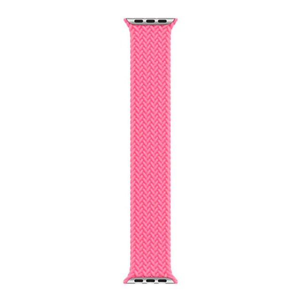 APPLE STRAP APPLE WATCH 3K439ZM/A BRAIDED SOLO LOOP 44/45/46/49MM SIZE 4 FLAMINGO ORIGINAL SEAL