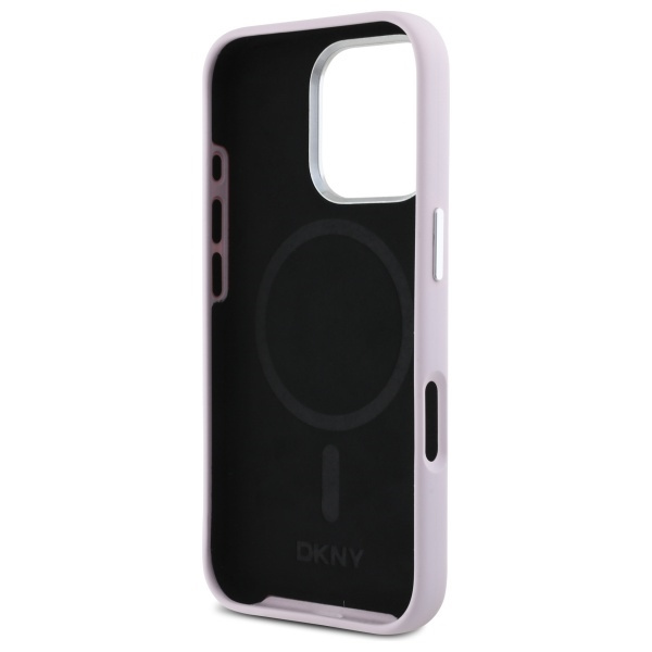 DKNY DKHMP16XSMCHLP iPhone 16 Pro Max    6.9" różowy/pink hardcase Liquid Silicone Small Metal Logo MagSafe