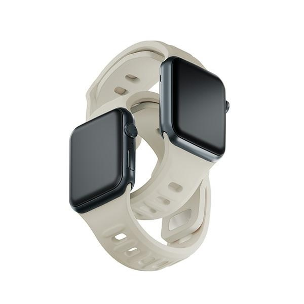 3MK Silicone Watch Strap beżowy/beige dla Apple Watch 42/44/45/49mm
