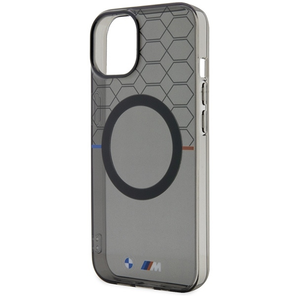 Etui BMW Pattern MagSafe na iPhone 14 Plus - szare