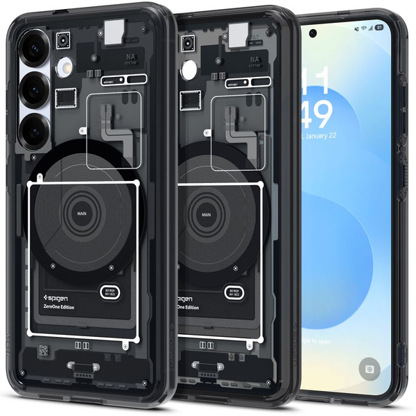 Spigen Ultra Hybrid Mag Case for Samsung Galaxy S25 Zero One - Black