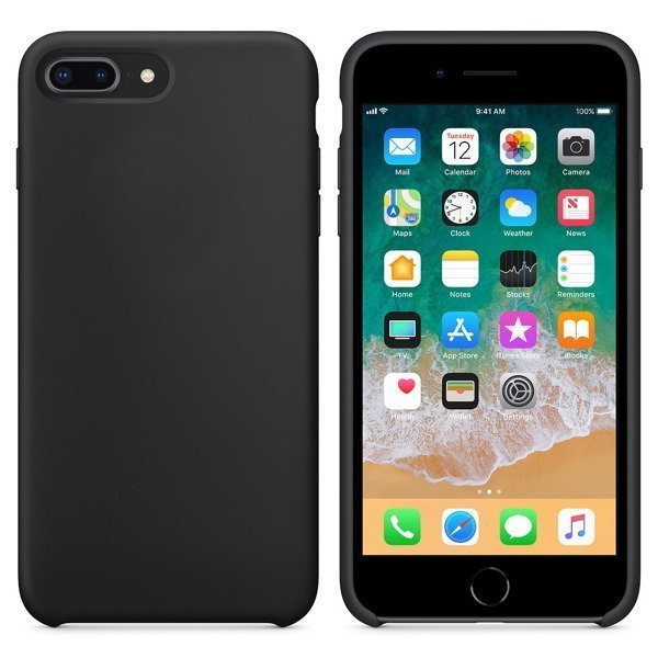 ETUI SILICONE CASE XIAOMI MI NOTE 10  CZARNY WYPRZEDAŻ