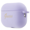 Guess GUAP2LSCHSU AirPods Pro 2 (2022/2023) cover purpurowy/purple Silicone Charm Heart Collection