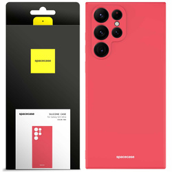 Spacecase Etui Silicone Case Galaxy S22 Ultra red