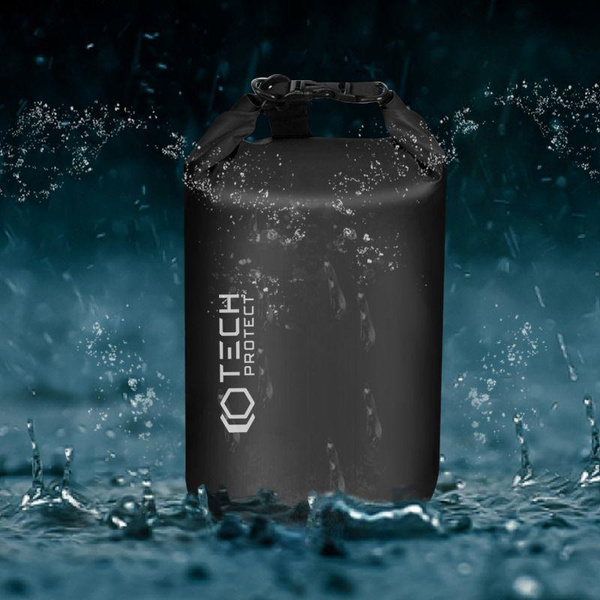 TECH-PROTECT 20L UNIVERSAL WATERPROOF BAG BLACK