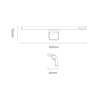 Baseus lampka na monitor i-wok Series USB Asymmetric Light Source Screen Hanging Light (Youth) czarna