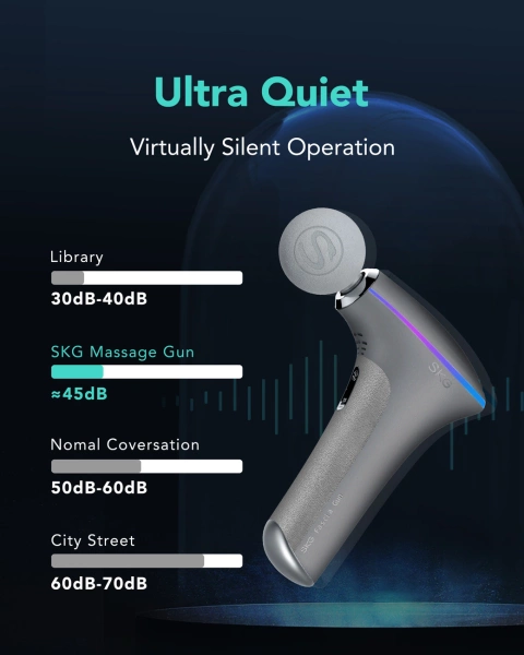 SKG F5-EN massage gun for the whole body - gray