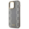 DKNY DKHMP14XPCPVSLE iPhone 14 Pro Max6.7" beżowy/beige hardcase Leather Checkered Mono Pattern MagSafe