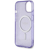 Guess GUHMP14MHCMCGU iPhone 14 Plus/ 15 Plus 6.7" purpurowy/purple hardcase Glitter Gold MagSafe