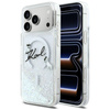 Etui Karl Lagerfeld Liquid Glitter Karl  Script Logo MagSafe do iPhone 17 Pro Max przezroczysty