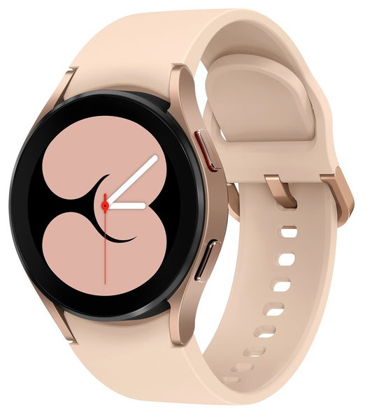 [OUTLET] Samsung Galaxy Watch4 40mm BT R860N Rose Gold z różowym paskiem silikonowym Grade ABC